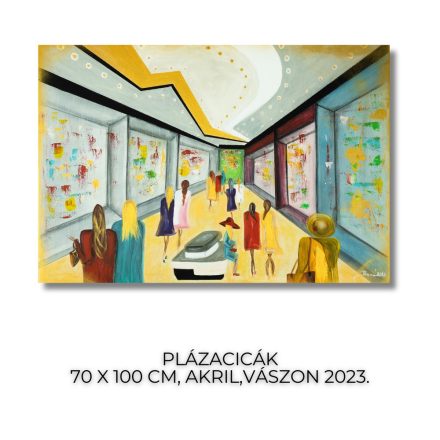 Plázacicák Giclée nyomat